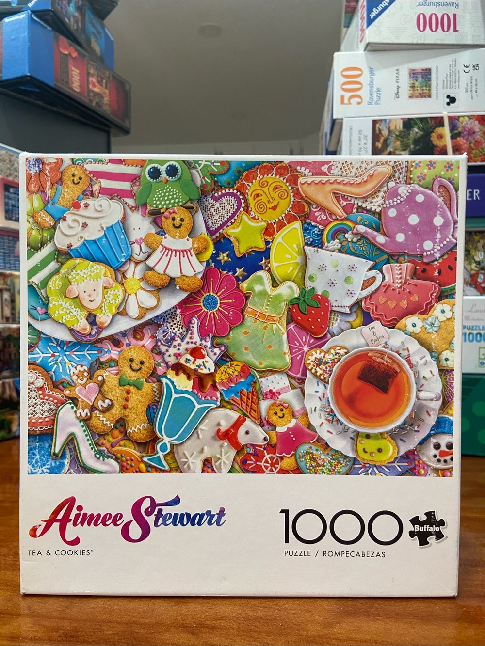 NWT Buffalo Aimee Stewart Tea & Cookies - 1000 Piece Puzzle